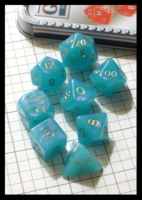 Dice : Dice - Dice Sets - Crystal Caste 2011 Gen Con Commemorative Apua with Iridescent in Tin - Gen Con Aug 2012